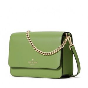 Kate Spade Willow Green Madison convertible flap crossbody  green
